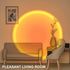 Sunset Lamp, Anivia 360 Degree Rotation Rainbow Projection Lamp, Retractable Night Light Projector Led Lamp, Adjustable Bracket Sunset Projection Lamp for Home Party Living Room Bedroom Decor- Sunset