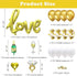 Wedding Decorations,Mr & Mrs Banner, Photo Banner and Set of 12+5 distinctive Balloons for Wedding/Anniversary/Engagement/Valentines Day Party