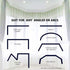 Ceiling Curtain Track, Curved Curtain Track Ceiling Mount Flexible Ceiling Track with Curtain Track System, Alloy Plastic Ceiling Track Room Divider For Bay Window Bunk Bed RV Curtain (3Meters White)