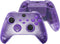 eXtremeRate Clear Atomic Purple Controller Full Set Housing Shell Case w/Buttons for Xbox Series X/S, Custom Replacement Side Rails Front Back Plate Cover for Xbox Series S & Xbox Series X Controller