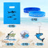 98 Pieces Shark Party Favors, Shark Keychain Goodie Bags with Rubber Bracelets, Shark Button Pins, Shark Bags and Shark Stickers for Shark Theme Birthday Party Baby Shower Holiday