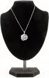 Tytroy Elegant 12" 3D Black Velvet Necklace Jewelry Display Model Bust Stand for Home (Dresser/Shelves) & Business (Showroom/Fair) Storage Decoration & Presentation (12in 1PC)