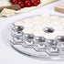 Pelmeni Ravioli Maker Molds With Rolling pin And Pick stick?Stainless Steel?Handmade Dumping 27cm Metal Molds Set (27cm)