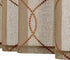 Vangao Kitchen Curtains and Valances Set Kitchen Curtains 3 Piece Set 36 Inch Length Embroidered Moroccan Trellis Pattern Light Diffusing Sheer Kitchen Curtains Valances for Kitchen Bathroom Brown