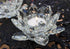Amlong Crystal Clear Crystal Lotus Tealight Candle Holder 4.5 inch in Gift Box