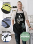 ApronMen, Just A Cape Apron, Professionally Printed Funny BBQ Grilling Aprons for Men - Adjustable One Size Fits All