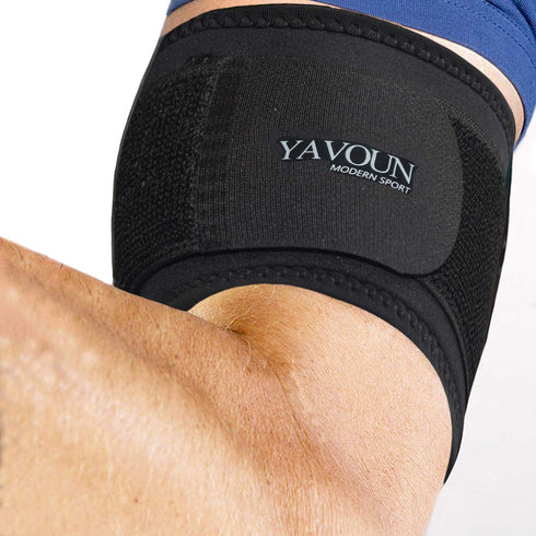 YAVOUN Bicep ? Tricep Compression Sleeve/Wrap - Tricep Tendonitis, Bicep Tendonitis - Pain Relief for Bicep and Tricep Muscle Strains, Compression Arm Support fit 14.3-18.3 inch bicep(XL-XXL)