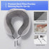 Phixnozar Memory Foam Travel Pillow Neck Pillow, Ideal for Airplane Travel Comfortable and Lightweight Improved Support Design Machine Washable Cover Must-Have Travel Accessories