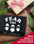 ApronMen, Fear The Bearded Chef Apron, Professionally Printed Funny BBQ Grilling Aprons for Men (Black) - Adjustable One Size Fits All - 100% Cotton - Mens Apron With Pockets