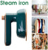 GFRGFH Micro Steam Iron, Portable Household Fast Heat Ironing Machine, Handheld Clothes Garment Steamer, Mini Steam Iron Suitable for Home and Travel, Green, 4.2 — 6.2, xiaoshuai2021007