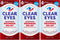 Clear Eyes Maximum Redness Eye Relief Eye Drops, 1 Fl Oz, 3 Pack