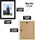 Golden State Art 11x14 Photo Wood Frame with Mat for 8x10 Picture BLACK