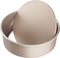 CHEFMADE Bakeware Round Cake Pan, 8-Inch with Removable Loose Bottom Nonstick & Quick Release Coating Chiffon Bakeware for Oven and Instant Pot Baking (Champagne Gold)