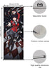 Anime Scroll Poster for Yumeko Jabami- Fabric Prints 100 cm x 40 cm | Premium and Artistic Anime Theme Gift | Japanese Manga Hanging Wall Art Room Decor
