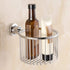 Tissue Paper Basket Shelf Brass for Bathroom Organizers and Storage Shampoo Soap Holder Wall-Mounted Polished Chrome