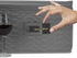 Sorbus Stemware Storage Chest - Deluxe Quilted Case with Dividers - Service for 12 - Great for Protecting or Transporting Wine Glasses, Champagne Flutes, Goblets, and More (Storage Glass - Gray)