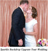 Sequin Curtains 2 Panels 2FTx8FT Blush Glitter Backdrop Blush Sequin Photo Backdrop Backdrop Curtains M1120
