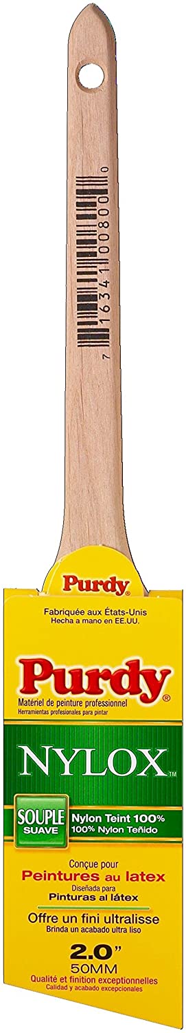 2" Purdy 144080220 Nylox Dale Angled Sash Paint Brush, Tynex Nylon