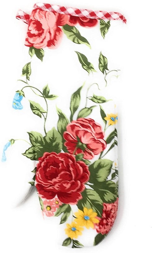 The Pioneer Woman Sweet Rose Kitchen Towel, Oven Mitt, and Pot Holder Set