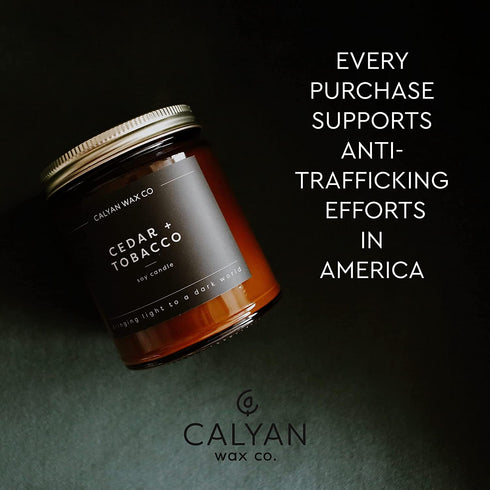 Calyan Wax Soy Wax Candle, Apples & Maple Bourbon Scented Candle for The Home | Premium Candle with Essential Oils | 7.2 oz 57 Hour Burn | Natural Soy Candle in Amber Glass Jar | Aromatherapy, Gift