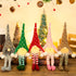 HELPLEX 5 Pack 14 inch Christmas Lucky Gnome Tomte Plush Elf Scandinavian Santa with Light, Irish Gnomes Plush Elf Doll Scandinavian Ornaments for Christmas Tree Home Garden Holiday Decorations Gift