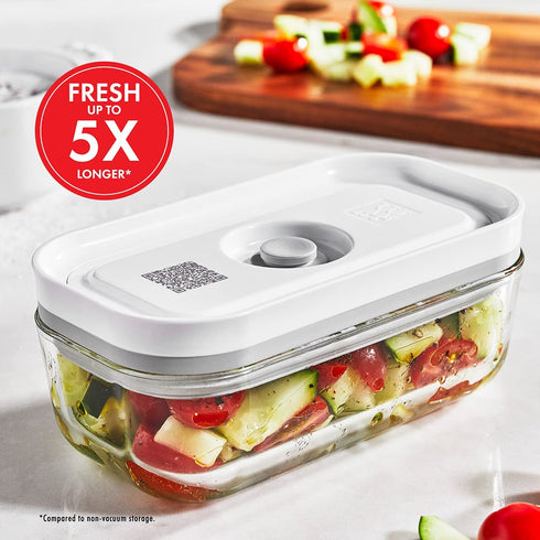 ZWILLING Fresh & Save Glass Airtight Food Storage Container, Meal Prep Container - Small, Food Saver