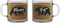 Mama Bear Papa Bear - 13oz Glass Coffee Mug Couples Sets - Funny His and Her Gifts - Husband and Wife Anniversary Presents - By CBT Mugs