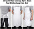 Xornis 4 Pack Bib Aprons with 2 Pockets Kitchen Apron Cooking Chef, White