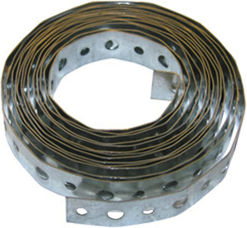 LASCO 13-1601 28-Gauge Galvanized Metal Perforated Plumbers Tape, 3/4-Inch X 10-Feet