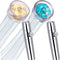 2Pack High Pressure Shower Heads, Turbocharged Water Saving Shower Head, Handheld Turbo Fan Showerhead, 360 Degrees Rotating Propeller Shower Head Nozzle with Filter and Pause Switch