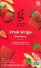 Fruit Strips Fruit Leathers Healthy Snack Made with Real Fruit and Veggie Puree Concentrate Good and Gather 10 Strips (Strawberry)