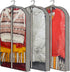 40" Garment Bags, Clear Moth Proof Suits Covers with 4" Gussetes, for Hanging Clothes Closet Storage Travel, Plastic Protector for Coat, Jacket, Sweater, Shirts, 3 Packs