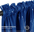 Deconovo Thermal Insulated Blackout Curtains for Sliding Glass Door - Light Blocking Curtains with Rod Pocket, Window Panels for Livingroom, Set of 2 Panels (W52 x L95 Inch, Royal Blue)