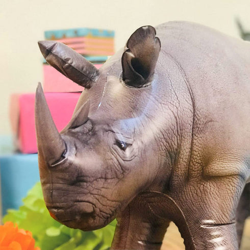 Rhino Inflatable Animal Baby White Rhinoceros wild life 36 inches party decoration stuffed animal photo prop by Jet Creations AN-RHINO