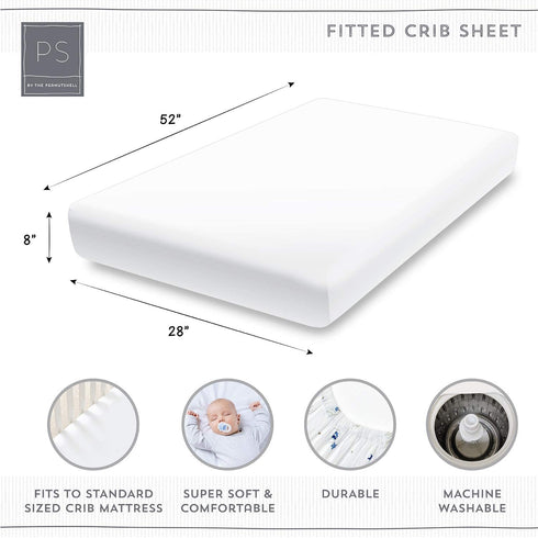 The Peanutshell Crib Sheet Set for Baby Boys or Girls | Red, Black & Grey Buffalo Plaid | 2 Pack Set