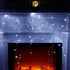 Twinkle Star 360 LED Christmas Iciclelights Outdoor Dripping Ice Cycle Lights, 29.5ft 8 Modes Curtain Fairy Lights with 60 Drops, Indoor Xmas Holiday Wedding Party Decorations, Cool White
