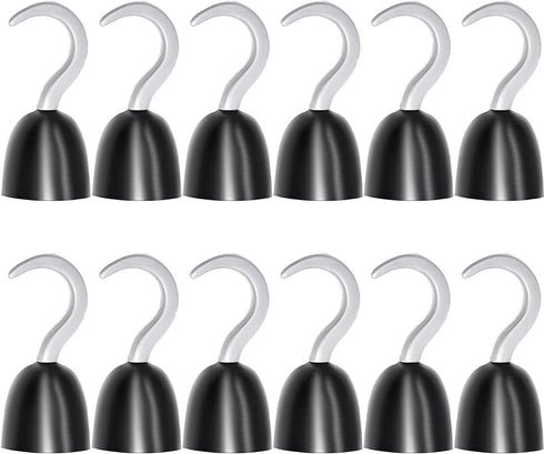 Haconba 12 Pieces Pirate Hooks Captain Hook Plastic Hand Hook for Halloween Decoration Pirate Theme Party Costume Accessory Cosplay Party Supplies