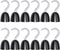 Haconba 12 Pieces Pirate Hooks Captain Hook Plastic Hand Hook for Halloween Decoration Pirate Theme Party Costume Accessory Cosplay Party Supplies