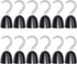 Haconba 12 Pieces Pirate Hooks Captain Hook Plastic Hand Hook for Halloween Decoration Pirate Theme Party Costume Accessory Cosplay Party Supplies