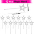 50 Pcs Princess Pretend Jewelry Toy Princess Crowns Wands Rings Princess Dress Up for Girl Princess Party Supplies