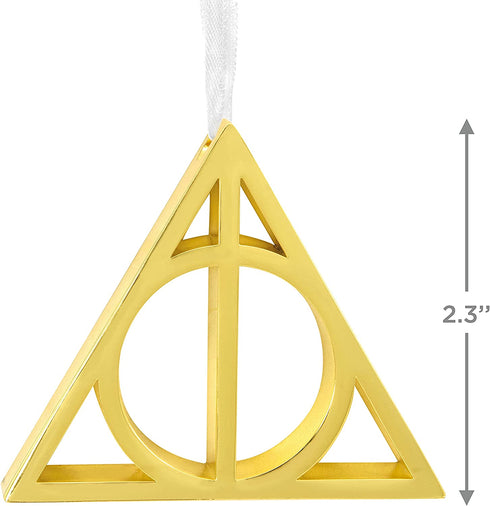 Hallmark Harry Potter Deathly Hallows Symbol Metal Christmas Ornament