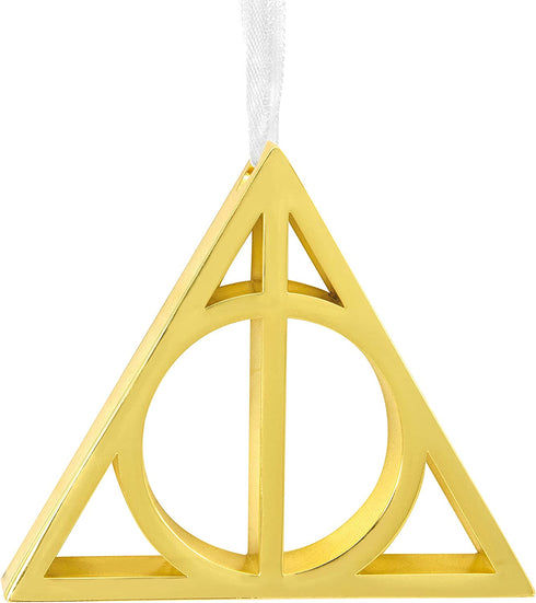 Hallmark Harry Potter Deathly Hallows Symbol Metal Christmas Ornament