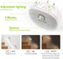 AUVON Plug-in LED Motion Sensor Night Light, Mini Warm White LED Nightlight with Dusk to Dawn Motion Sensor, Adjustable Brightness for Bedroom, Bathroom, Kitchen, Hallway, Stairs (4 Pack)