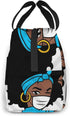 Kslai Afro Woman Nurse Doctor Lunch Bag Tote Bag Lunch Bag for Women Lunch Box Insulated Lunch Container