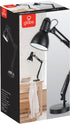 Globe Electric 5698601 Swing-Arm Desk Lamp, with Base, Black