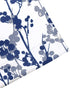 DriftAway Leah Abstract Floral Blossom Ink Painting Room Darkening Thermal Insulated Grommet Unlined Window Curtains 2 Panels Each Size 52 Inch by 84 Inch Navy Silver Gray