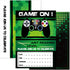 WERNNSAI Video Game Invitations - 20 Set Magical Fill In Game Party Invitations with Envelopes for Kids Boys Game Lovers Birthday Game Themed Party Supplies