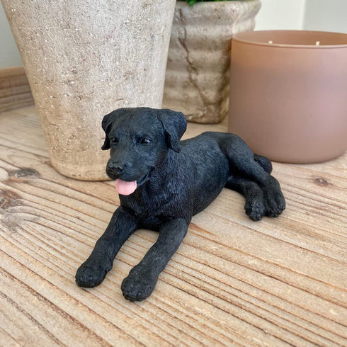 Boulevard East Concepts Labrador Dog Collectible Figurine Statue (Black)