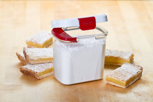 Prep Solutions by Progressive Powdered Sugar Keeper, 1.4 Quart, 1 Pound Bag Capacity