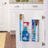 Household Essentials White Double Basket Organizer | Mounts to Solid Cabinet Doors or Walls